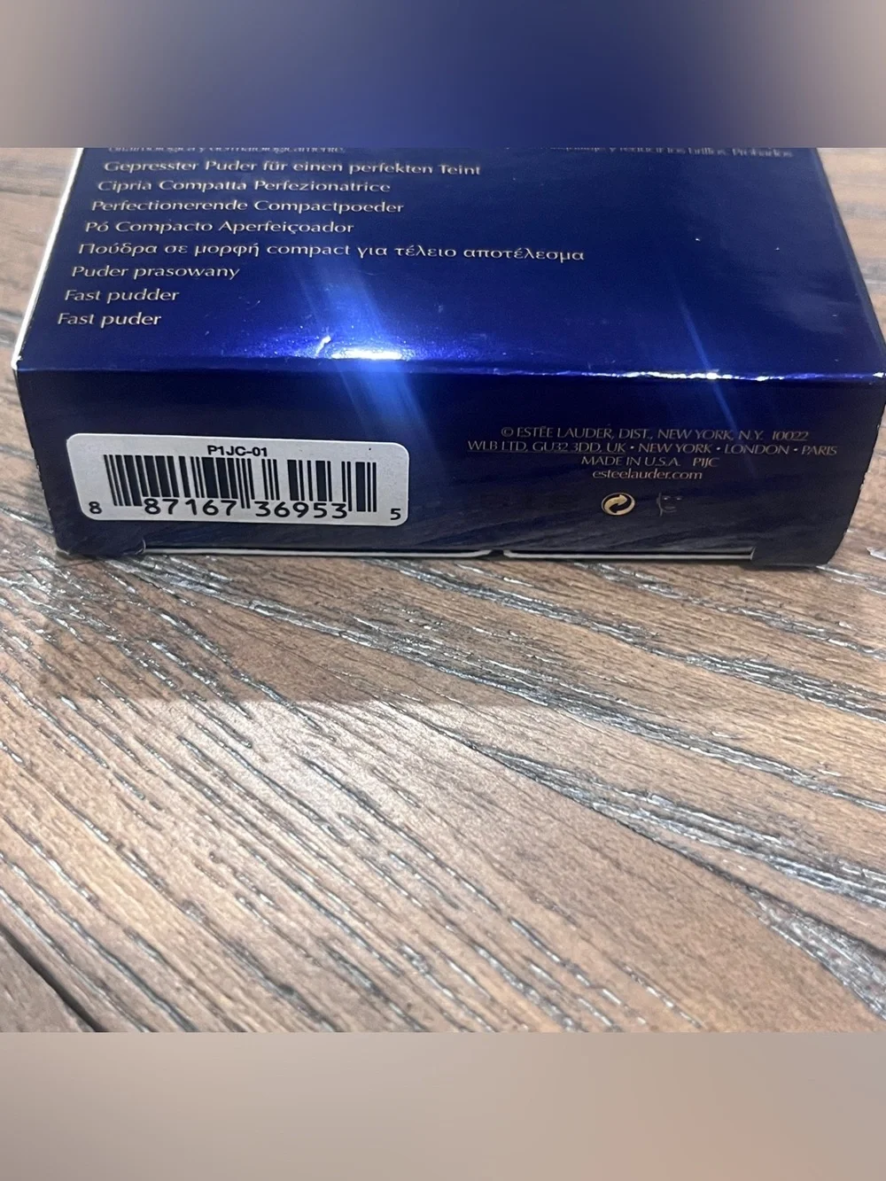 Estee Lauder Set Blur Finish Perfecting Pressed Powder Light NIB Discontinued